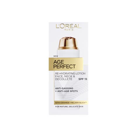 L'Oreal Age Perfect Re-Hydrating Lotion Face & Neck SPF15 50ml