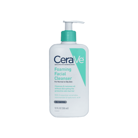 Cerave Foaming Facial Cleanser For Normal to Oily Skin 355ml