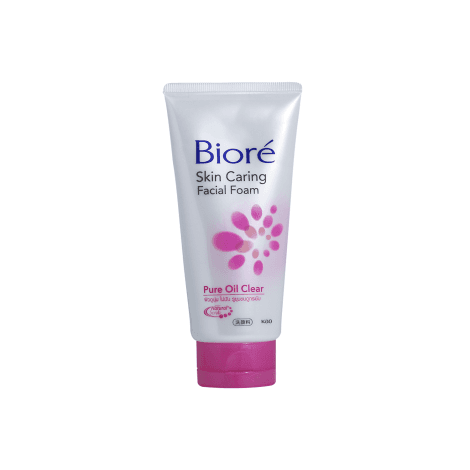 Biore Skin Caring Pure Oil Clear Facial Foam 100g