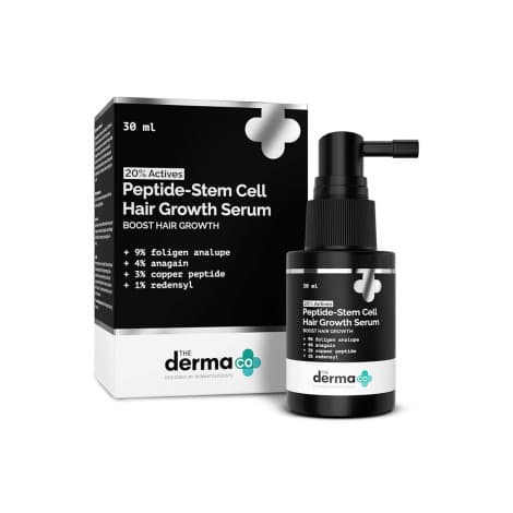 The Derma Co 20% Actives Peptide-Stem Cell Hair Growth Serum 30ml