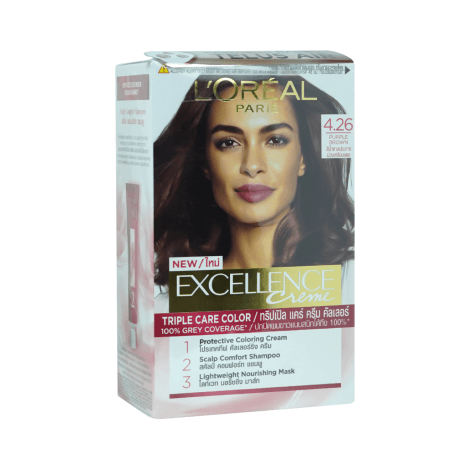 Loreal Excellence Creme Hair Color-4.26 purple brown