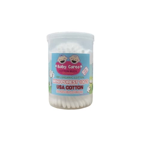 Baby Careo Mini Purest Cotton Buds 100's