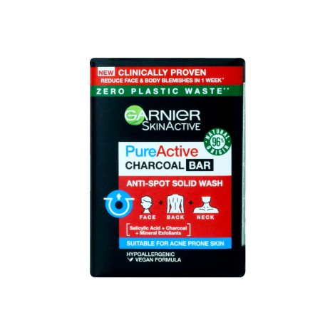 Garnier Skin Active Pure Active Charcoal Bar 100g