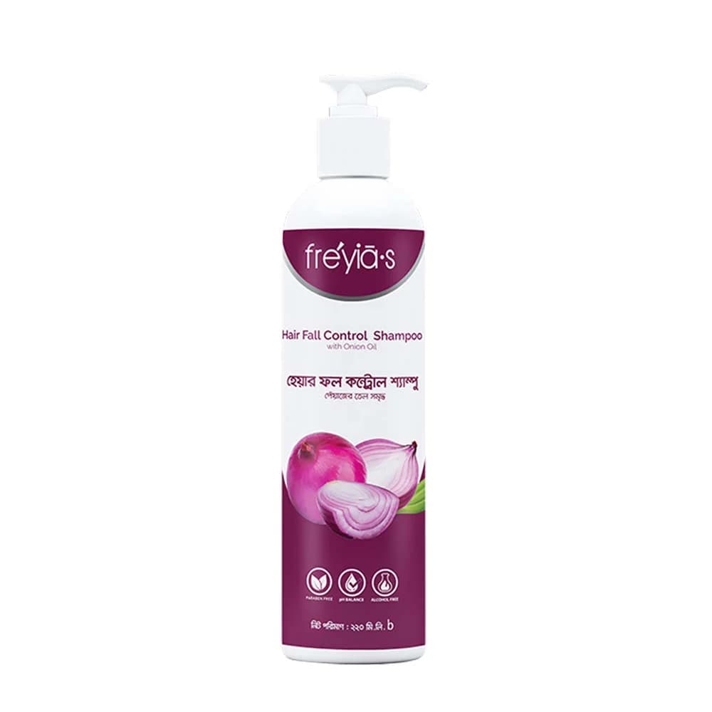 Freyias Hair Fall Control Shampoo with Onion Oil 220 ml