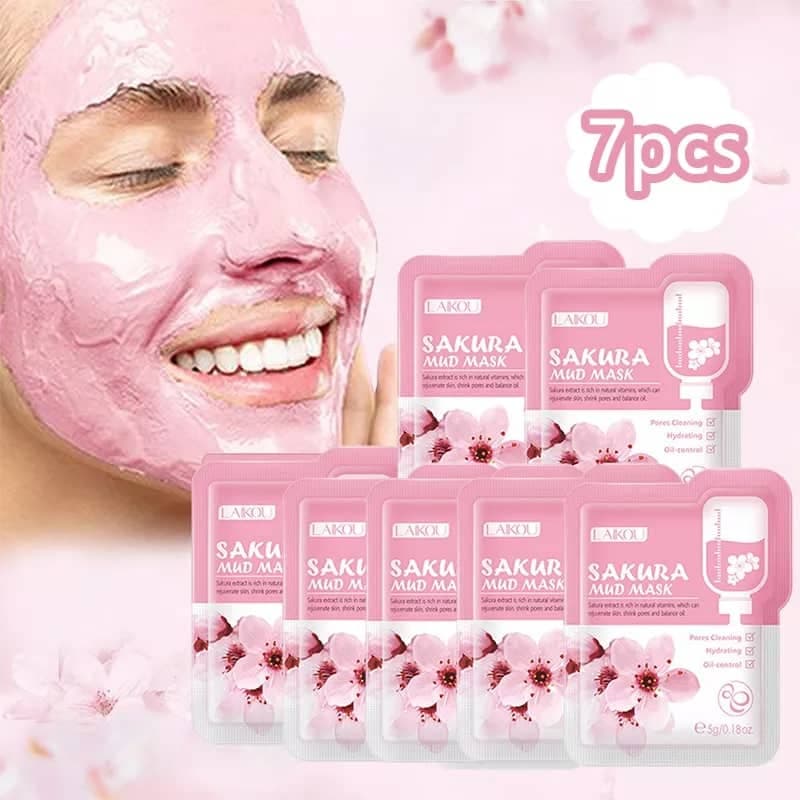Laikou Japan Sakura Mud Mask for Oil Control 5g