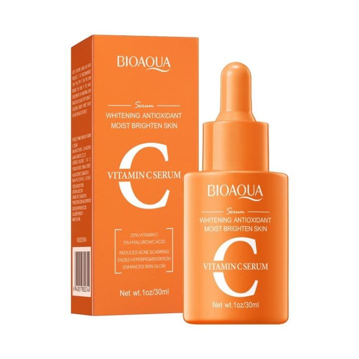 Bioaqua Vitamin C Whitening Antioxidant Brightening Serum for Hydrating & Refreshing Skin 30ml