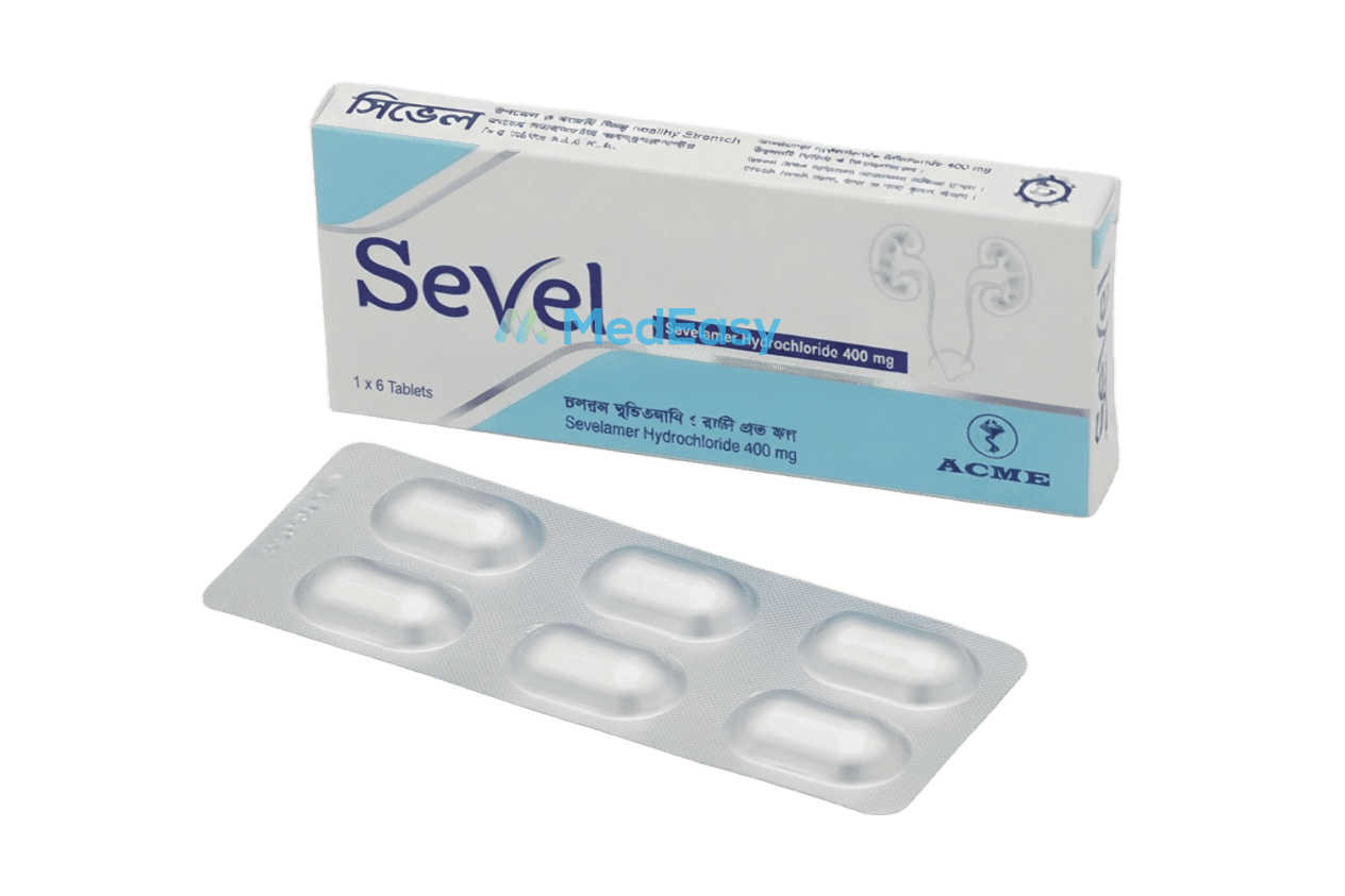 Sevel 400 mg Tablet strip